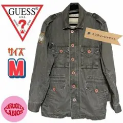 GUESS JEANS グレー ミリタリージャケット Mサイズ
