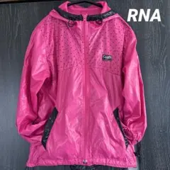 【RNA】薄くて軽い　ピンク　ナイロンジャンパー サイズMのサムネイル