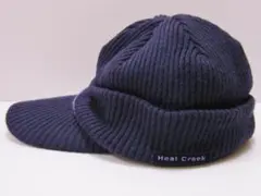 Heal Creek ヒールクリーク つば付きニットキャップ