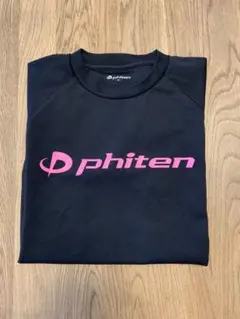 美品Sサイズ　phiten Tシャツ ブラック/ピンク