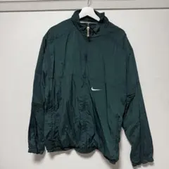 Nike ダークグリーン ジップアップジャケット L