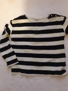 ボーダーカットソー　 ロンT  120サイズ
