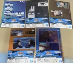 一番くじ NARUTO ナルト J賞 クリアファイル＆ステッカー 5種