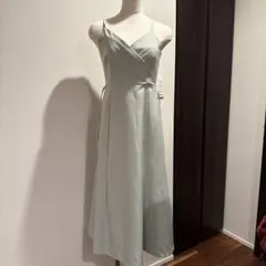 ミントグリーン キャミソール ロングワンピース　eeyou