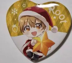 すとぷりるぅとくん缶バッジハート缶 Strawberry Winter 冬デフォ