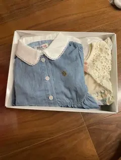 新品未使用　タグ付　現行品BeBe ラルフローレン　ベビーワンピ