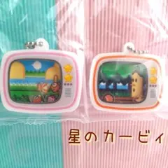 星のカービィ　夢の泉の物語　シャカシャカアクリルチャーム　ガチャガチャ A B