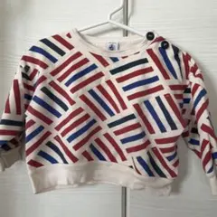 PETIT BATEAU ストライプ トレーナー 18m