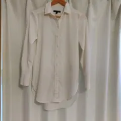 【BANANA REPUBLIC】オフホワイト 長袖シャツ XS