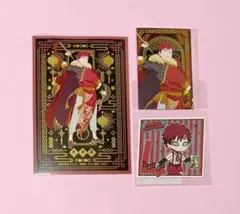 NARUTO 我愛羅 3点セット シール ポスカ
