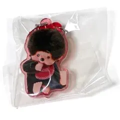 ガチャガチャ モンチッチ ２連アクリルめじるしチャーム A