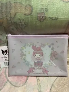マイメロディ　クロミ　ポーチ　サンリオ　小物ポーチ　フラットポーチ