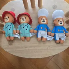 パディントンベア ぬいぐるみ 4体セットのサムネイル