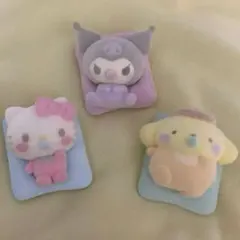 Sanrio ふわふわゆあがりあかちゃん クロミ ポムポムプリン ハローキティ