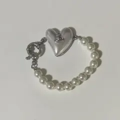 ヴィヴィアンウエストウッド ハート パールブレスレット