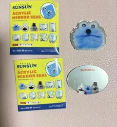 パペットスンスン シークレットアクリルミラーシール 2個セット
