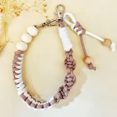 パラコード スマホストラップ ハンドストラップ バッグチャーム ハンドメイド