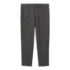 GU イージーアンクルパンツ(チェック) ダークグレー