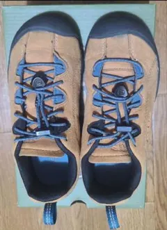 美品 二度 使用 KEEN キーン JASPER ジャスパー ブラウン 21㌢