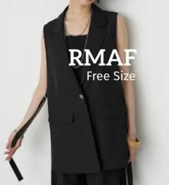 【新品】RMAFデザインボタンDカンジレ BLACK FreeSizeのサムネイル