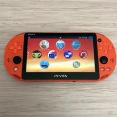 美品⭐️PS Vita2000本体 ネオンオレンジ PCH-2000 動作確認済