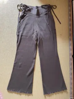 SNIDEL☆リブニットパンツ⭐︎美品FREE size