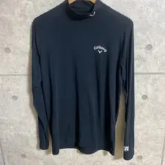 Callaway ブラック ハイネック　モックネック　L スーパーストレッチ