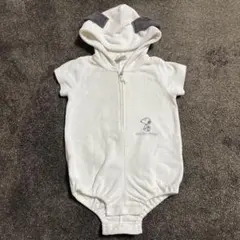 ジェラートピケ　スヌーピー　ロンパース