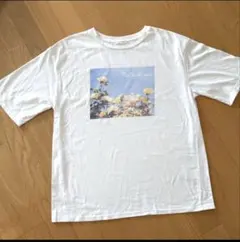 après jour 花柄プリント Tシャツ　オーバーサイズのサムネイル