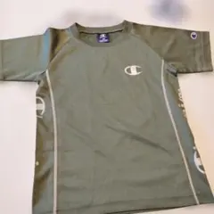 Champion メッシュ Tシャツ 140cm オリーブグリーン