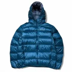 極美品 廃盤 montbell ライトアルパインダウンパーカ ブルー Mサイズ