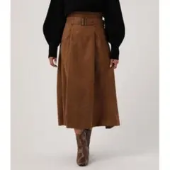 AZUL by moussy フェイクスエード スカート 【ベルト付き】