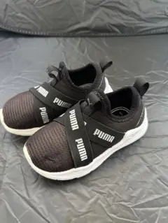 PUMA ブラック スリッポン 14.5cm