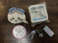 ちいかわ　ミニがま口　リボン　ハチワレ　おまけ付き