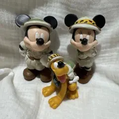 ミッキー・ミニー・プルート フィギュア セット サファリ探検家シリーズ