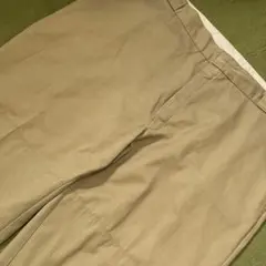 90s★USA製移行期★Dickies★ダブルニーワークパンツ★カーキ★ベージュ