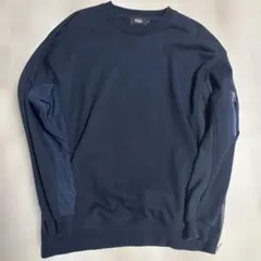 AZUL by MOUSSY ネイビー トレーナー Lのサムネイル