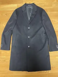 ユニクロ　ウールカシミヤチェスターコート L ブラック