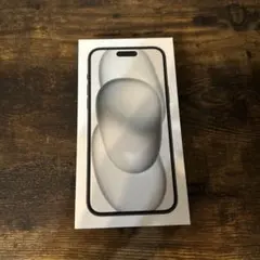 (即決・値下げ可能)iPhone15plus black 128GB 箱のみ