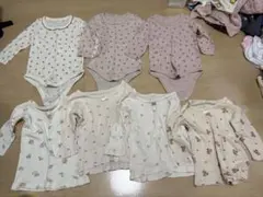 ベビー肌着・ロンパース8点セット　まとめ売り　保育園着