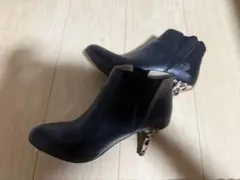 Le coeun blanc ショートブーツ　ブーティ　豹柄