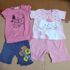 90cm、95cm　ベビー服　4点セット　女の子