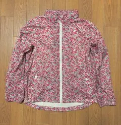 140cm 花柄 薄手　ウィンドブレーカー