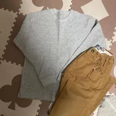 ユニクロ　kids ロンT150➕ダディーオーダディパンツ150