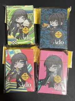 【新品未開封】Ado オリジナルトランプ 4個セット　コンプ　ジョージア非売品