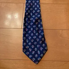 Givenchy ネイビー 花柄 ネクタイ