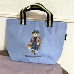 新品未使用タグ付　ポロラルフローレン　ポロベアトートバッグ　エコバッグ　アクア