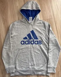 adidas フード付きトレーナー 160cm グレー