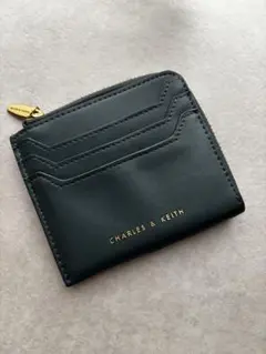 CHARLES & KEITH L字コインケース グリーン