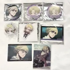 進撃の巨人 アニ 缶バッジ アクリルキーホルダー 8点